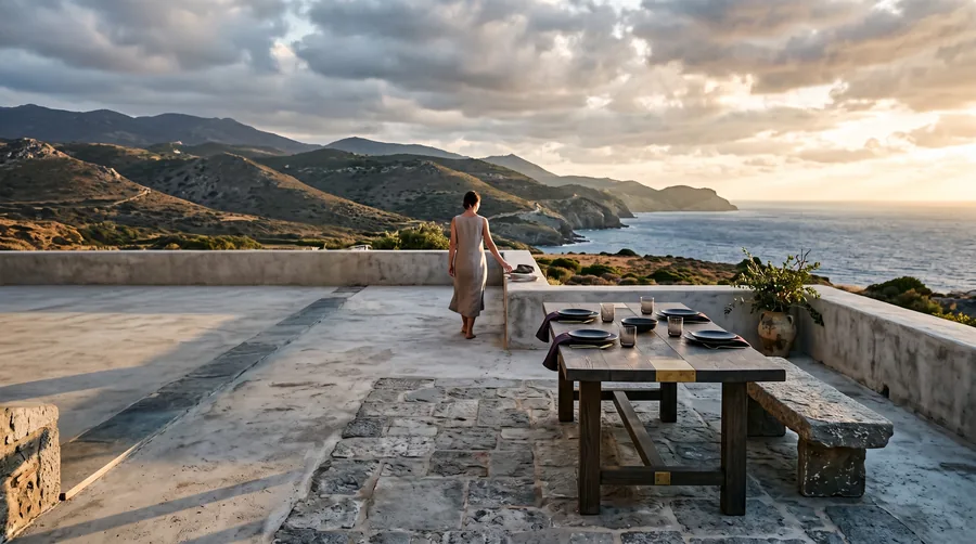 The terrace nobody sits on